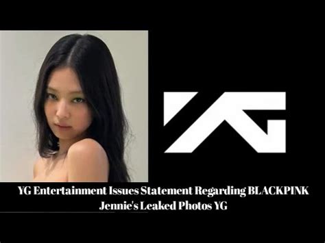 YG makes statement on leaked photos of BLACKPINKs Jennie